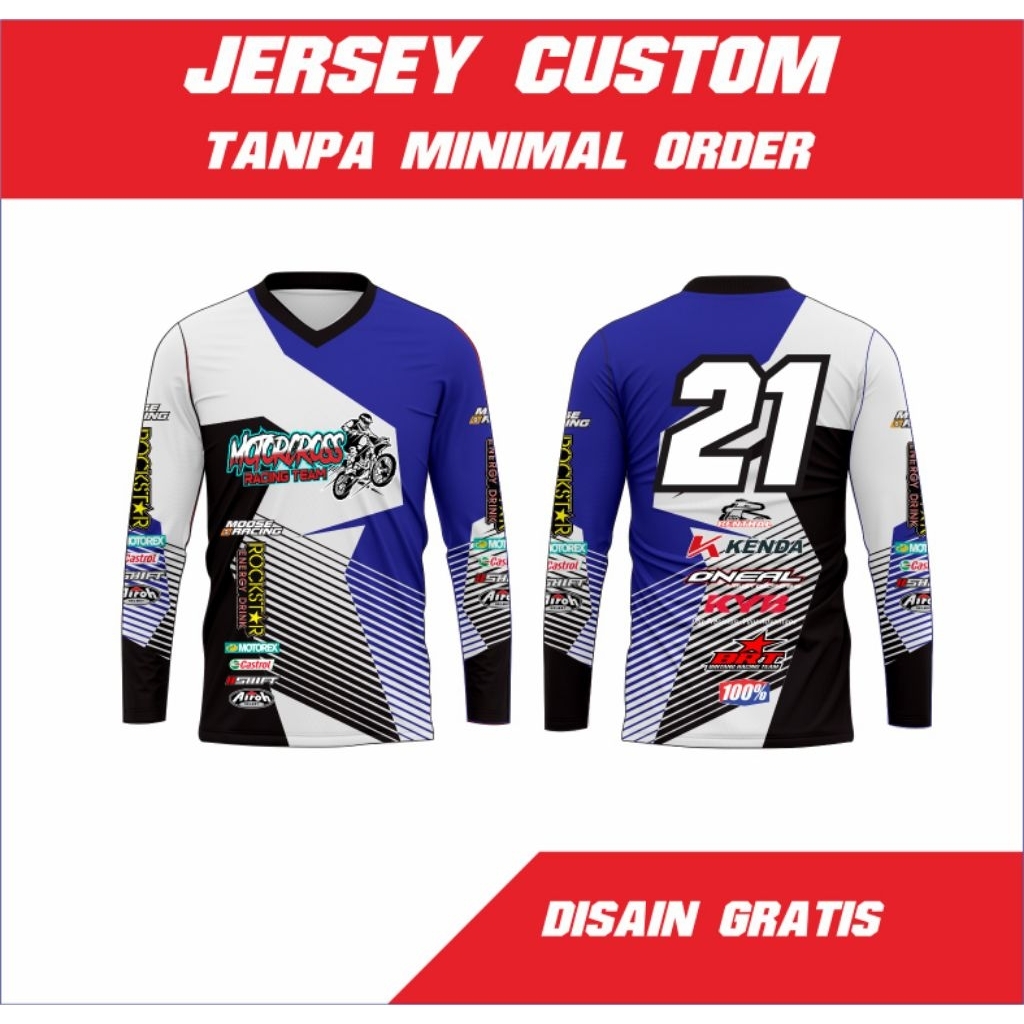 Jersey motocross Jersey trail custom
