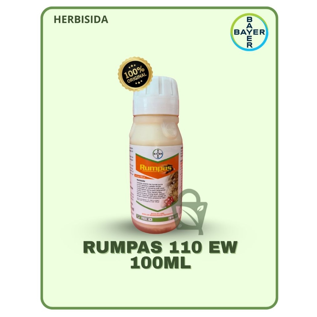 Herbisida RUMPAS 110EW 100ml ORI - Efektif untuk Padi dan Sayuran