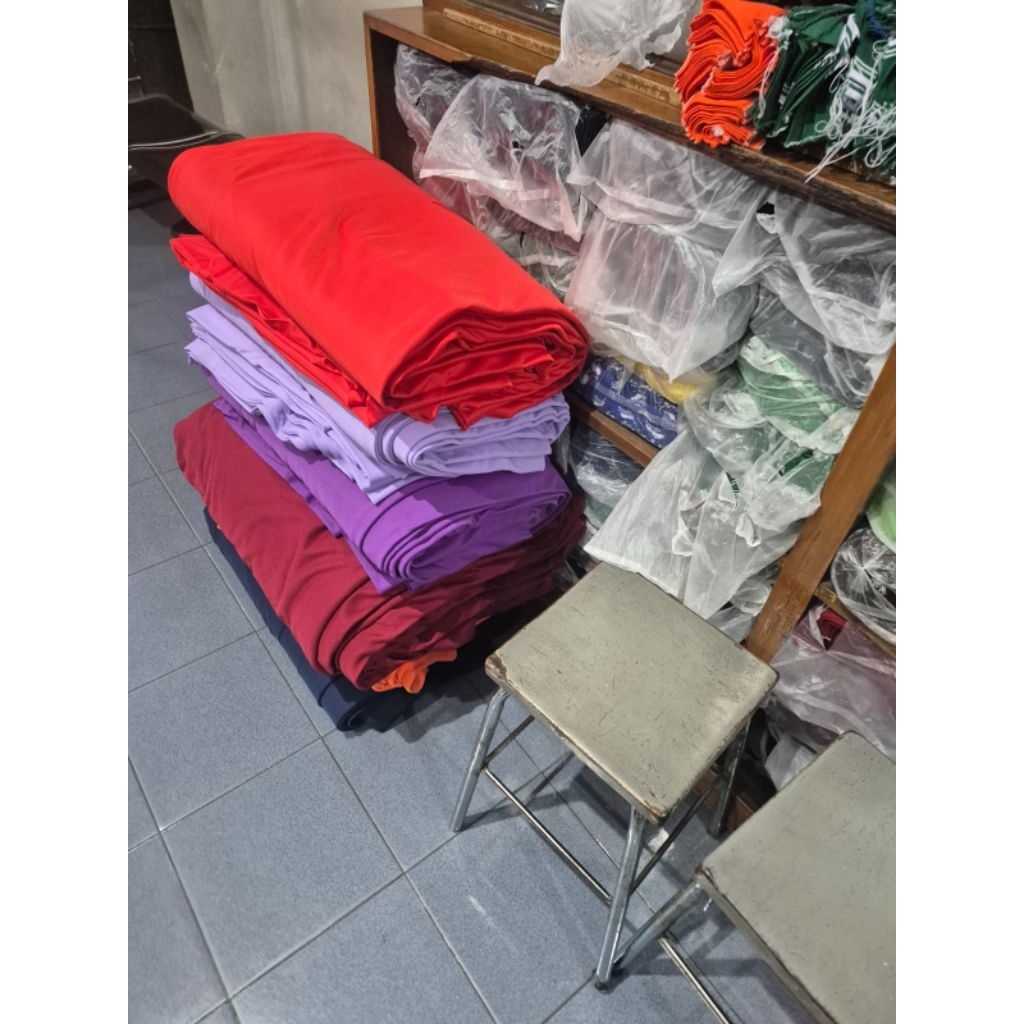 Sample Contoh Bahan Kain Baju dan Celana Roga Kaos