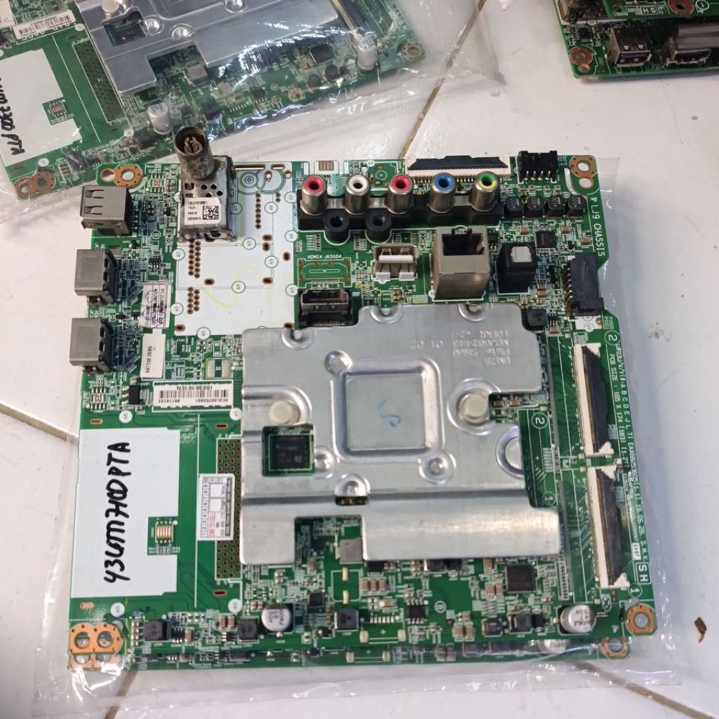 mb LG 43um7300pta soket 60pin - mobo tv lg 43um7300 - mainboard tv lg 43um7300 - motherboard tv lg 4