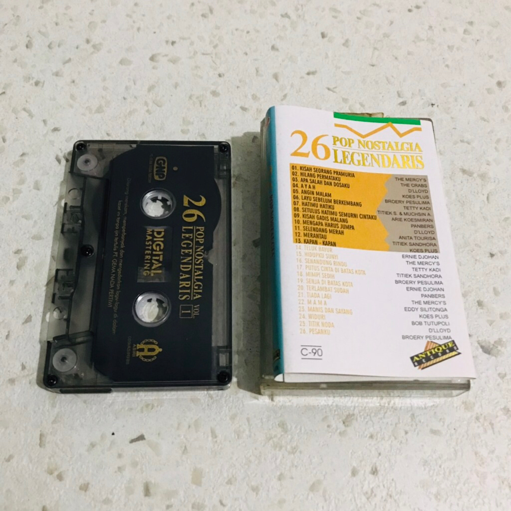 Kaset Pita 26 POP NOSTALGIA LEGENDARIS - Kaset Pita Original