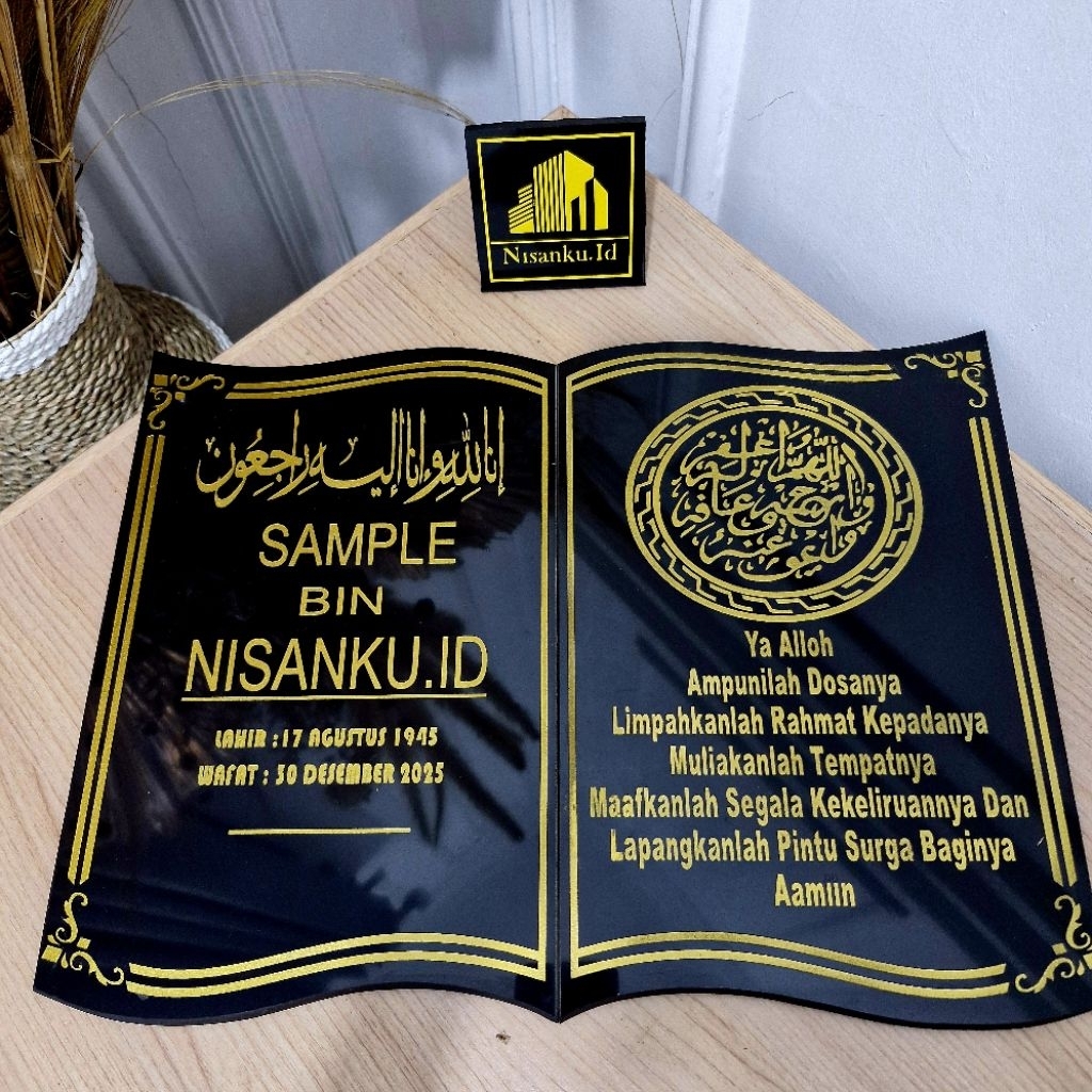 Nisanku.id - Batu Nisan 30x40 Granit Berkualitas