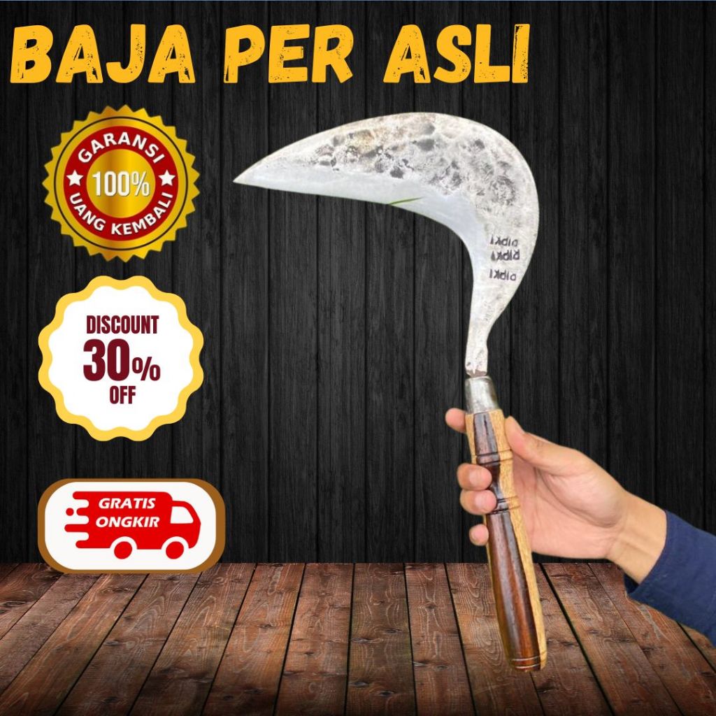 Arit Rumput Baja Super Tajam Original Perkakas kebun