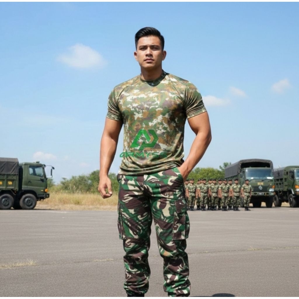 Kaos Loreng Sage terbaru kaos loreng sage pendek