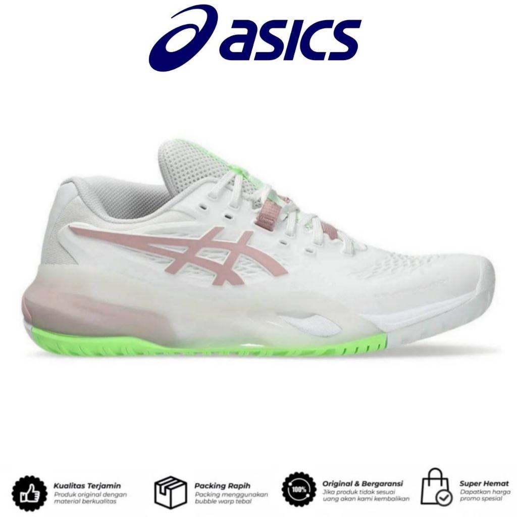 Sepatu Series Tennis  Padel GEL-RESOLUTION X WHITE/MORGANITE