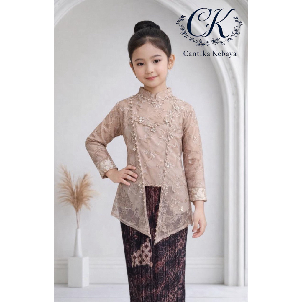 Set Kutubaru HIJAB ANAK / Kebaya Anak Modern / Kebaya Modern / Kebaya Anak Payet