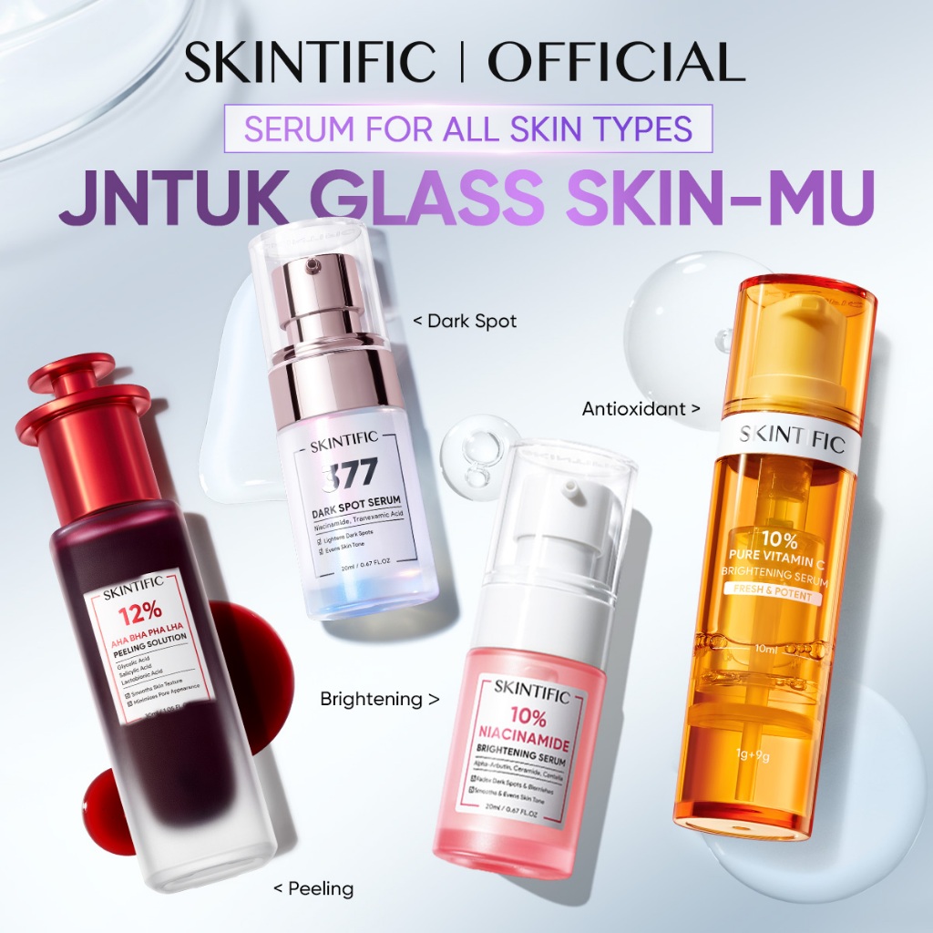 SKINTIFIC Facial Serum Series - Niacinamide Brightening / 5X Ceramide Barrier / Salicylic Acid Anti 