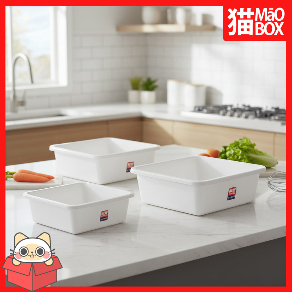 BASKOM SEGI AKIRA "M" (DELUXE) 181-DX / BASKOM PLASTIK SEBAGUNA - MAOBOX
