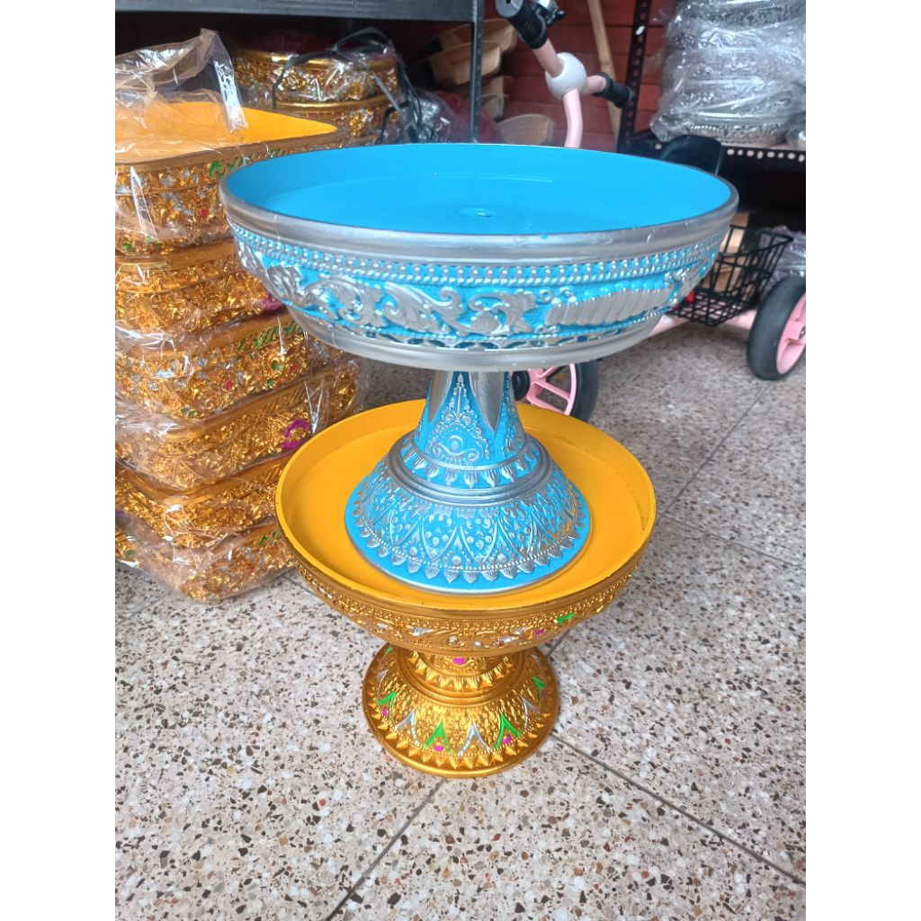 dulang nare melamin dan fiber 30cm dulang gebogan dulang melamin dulang fiber