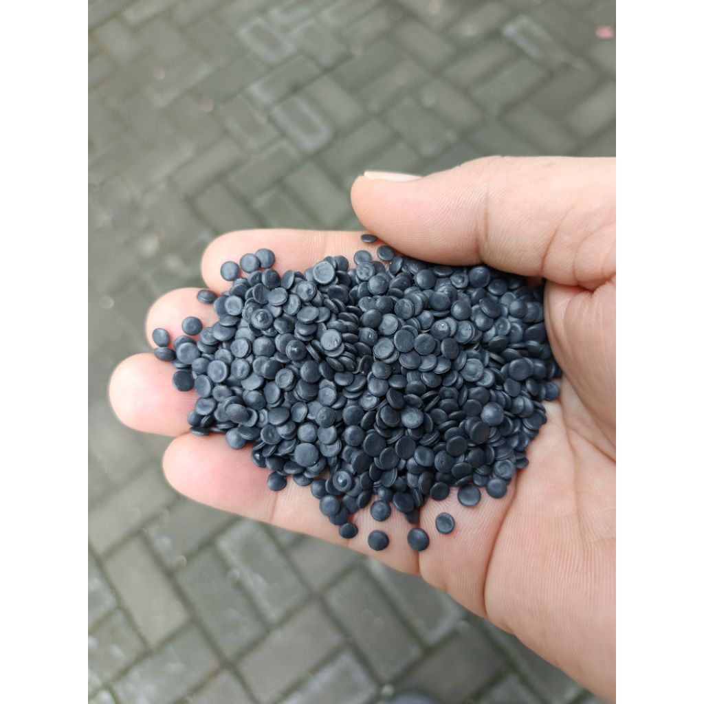 biji plastik pelet hdpe blow abu abu untuk blow dan inject