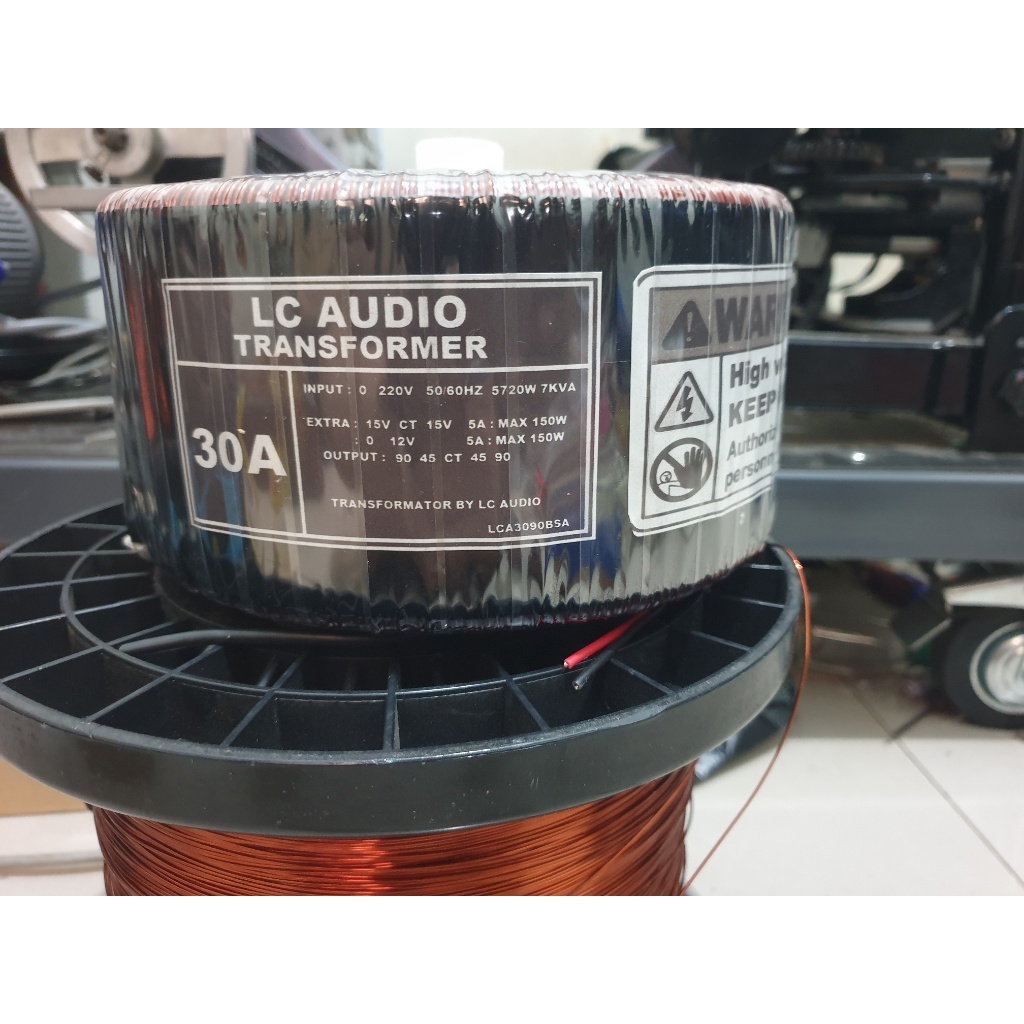 Trafo toroid /donat 30A ct 90v  full tembaga murni