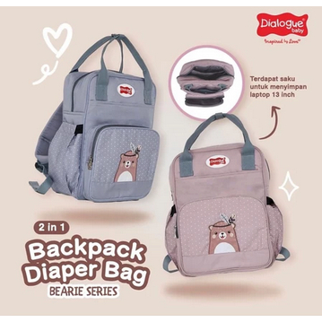 Dialogue Baby Tas Ransel Bearie Series  DGT7316