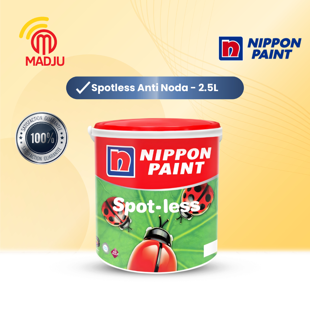 Nippon Paint Spotless - Cat Tembok Anti Noda / Cat Dinding Interior Premium 2.5 Liter
