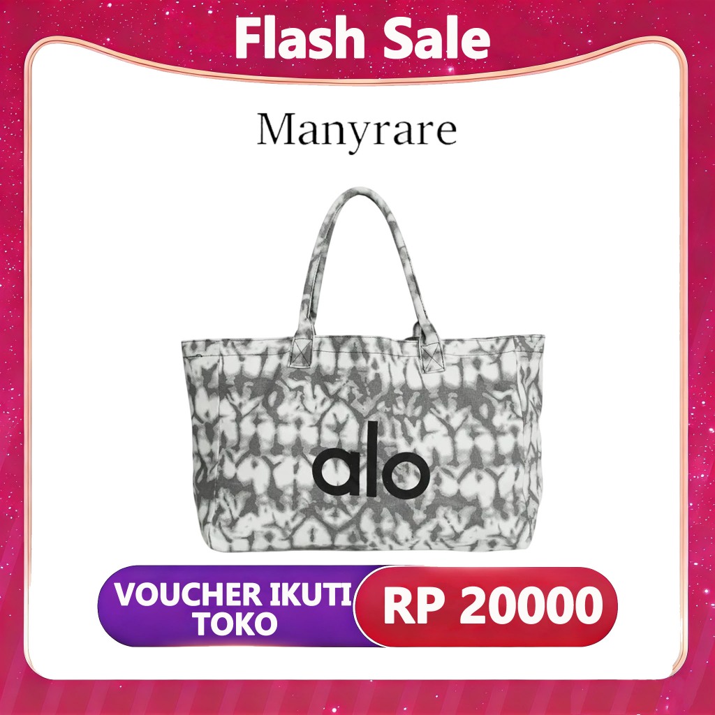 Manyrare Wanita Yoga AlO Bahu Tunggal Baru Tas Tottebag Kanvas Premium Ukuran Besar Kapasitas Besar 