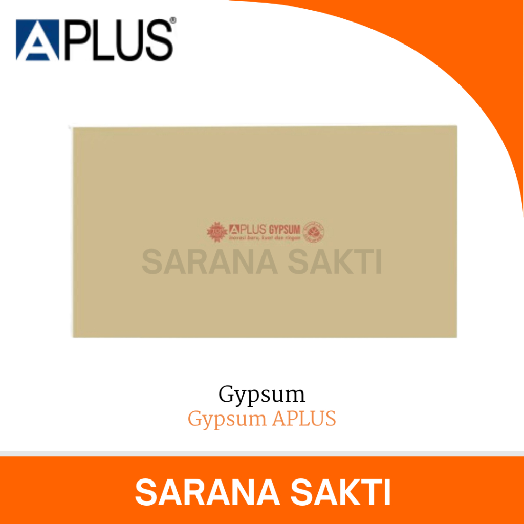 Gypsum APLUS 9mm | Gypsum Board / Papan Gipsum Board Plafon Partisi Dinding 9 mm