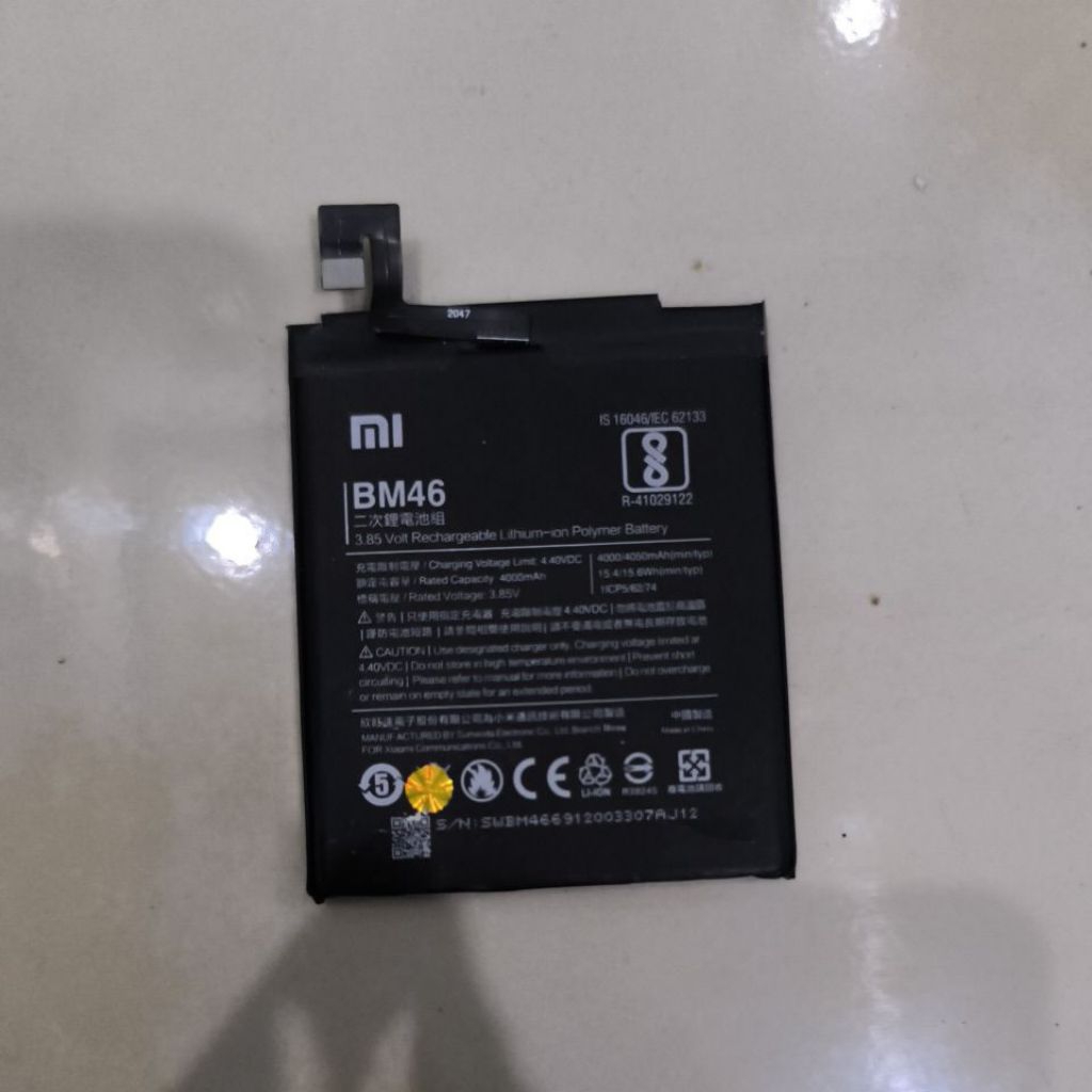 baterai redmi note 3 BM 46