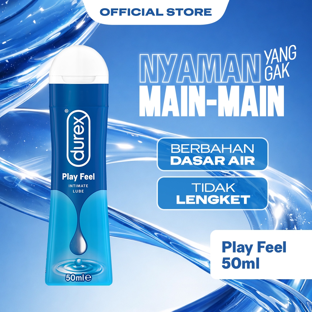 Durex Play Feel Pelumas Gel Seks Pria & Wanita 50ml Bottle - Lubricant Water Based Sex Lube