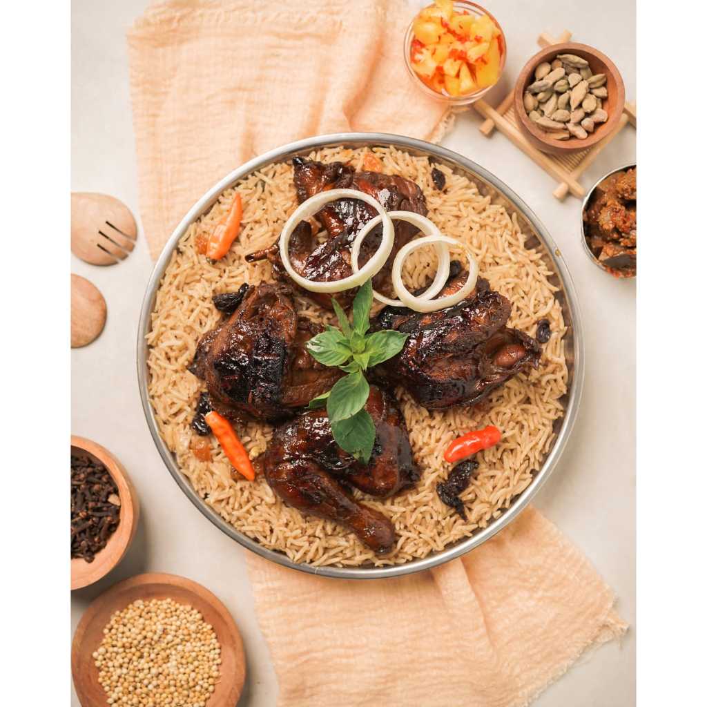 (INSTAN) Hampers Nasi Kebuli/Mandhi Tampah 4 Porsi