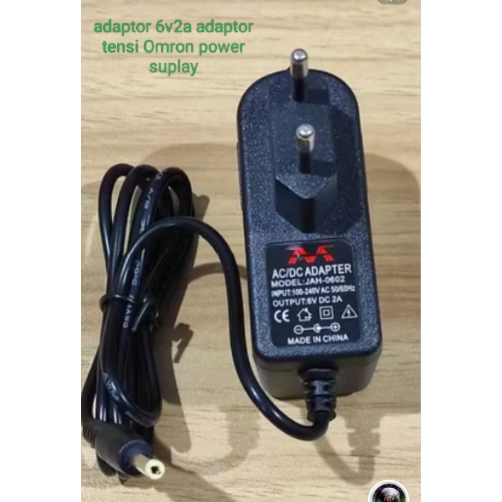 Adaptor 6v 2amper cocok buat tensi omron atau charger tensi omron