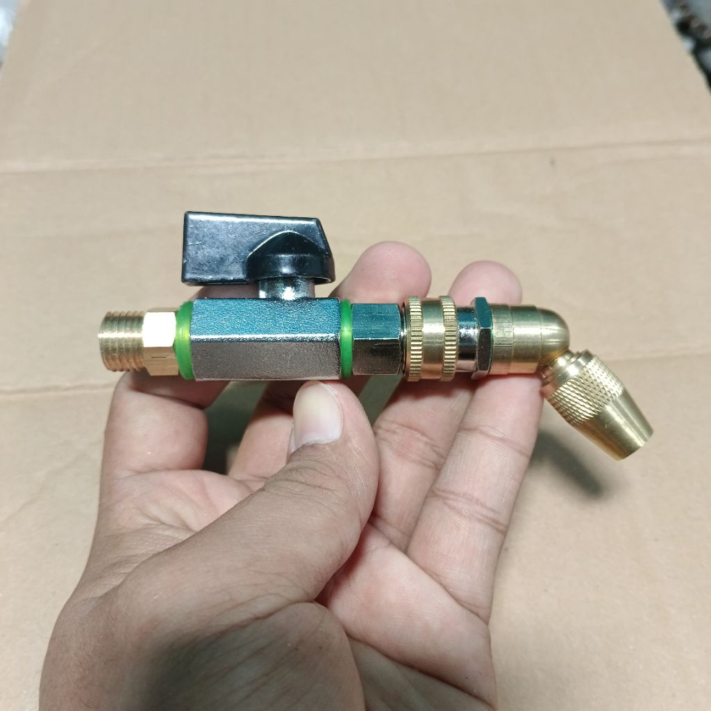 Kran jet cleaner ac nozzle bengkok quick release