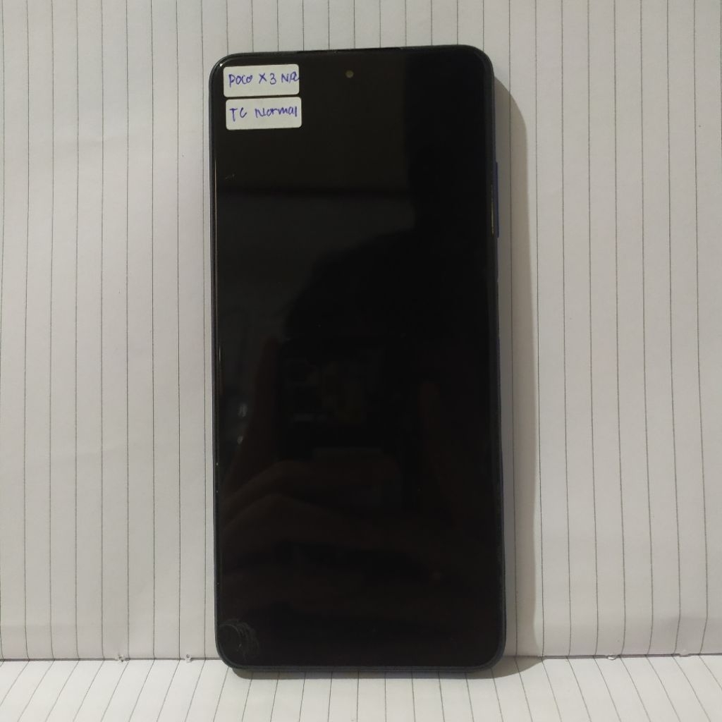 LCD+Frem+Getar+Flexibel Power+Volume Copotan Unit Mati Total (MATOT) Poco X3 NFC | Kondisi Sesuai Fo