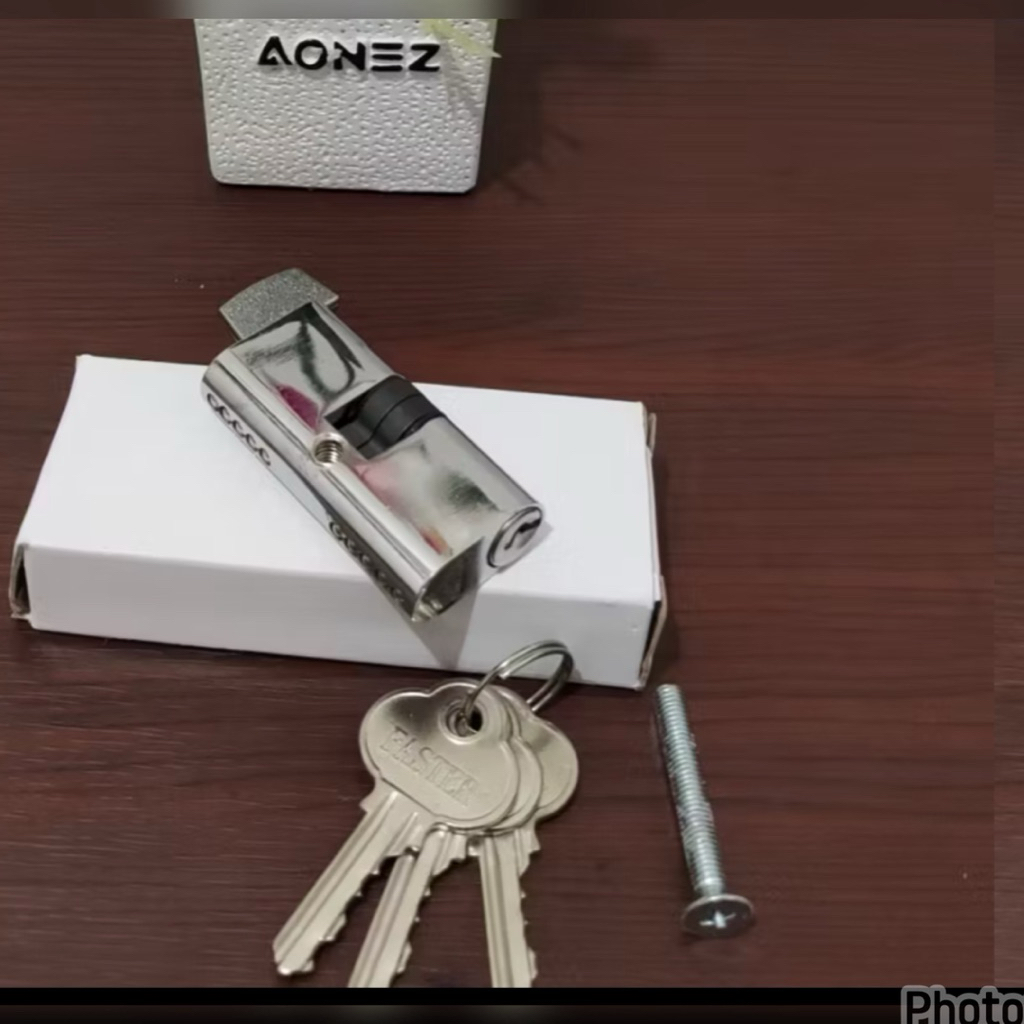 silinder pintu aluminium kunci pintu alumunium oval SILINDER OVAL AL 5124 5123 SILINDER KUNCI PINTU 