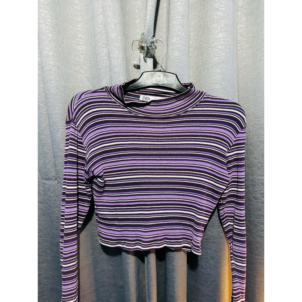 kaos wanita ZARA lengan panjang