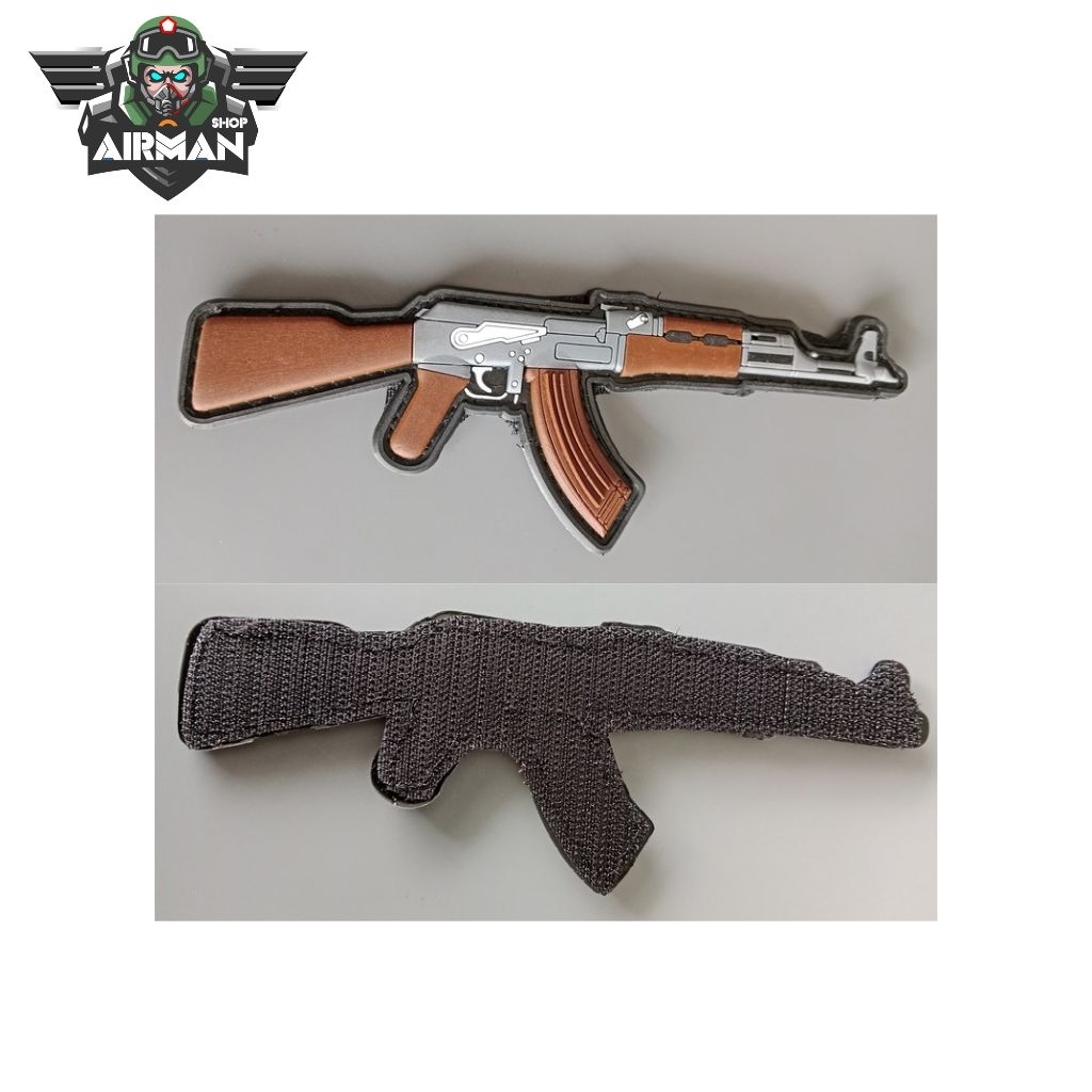 Patch rubber/Tempelan karet Senapan AK-47