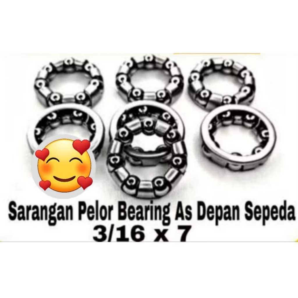 Hagel As Roda Depan Sepeda Pelor Renteng As Roda Depan Sepeda 3/16x7 / As Roda Belakang 1/4x7 Murah