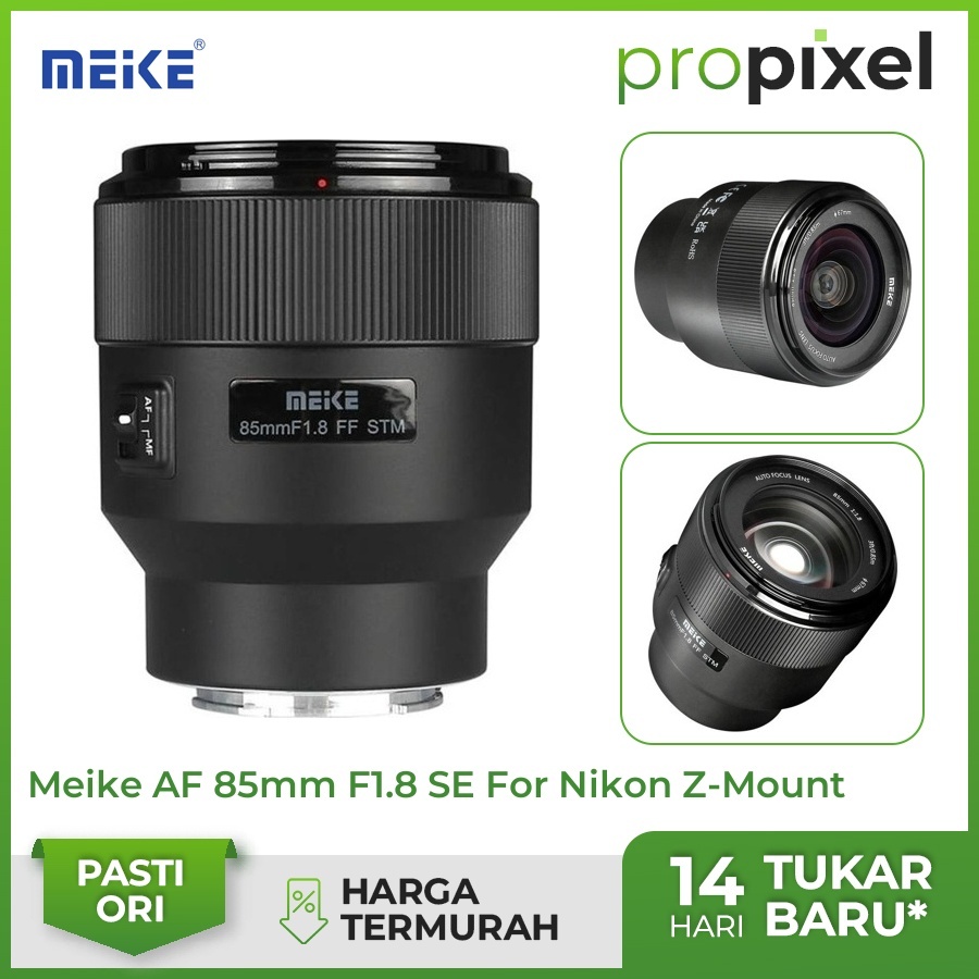 Meike AF 85mm f1.8 SE for Nikon Z Fullframe Lens Meike 85 mm f/1.8 FX Garansi Resmi