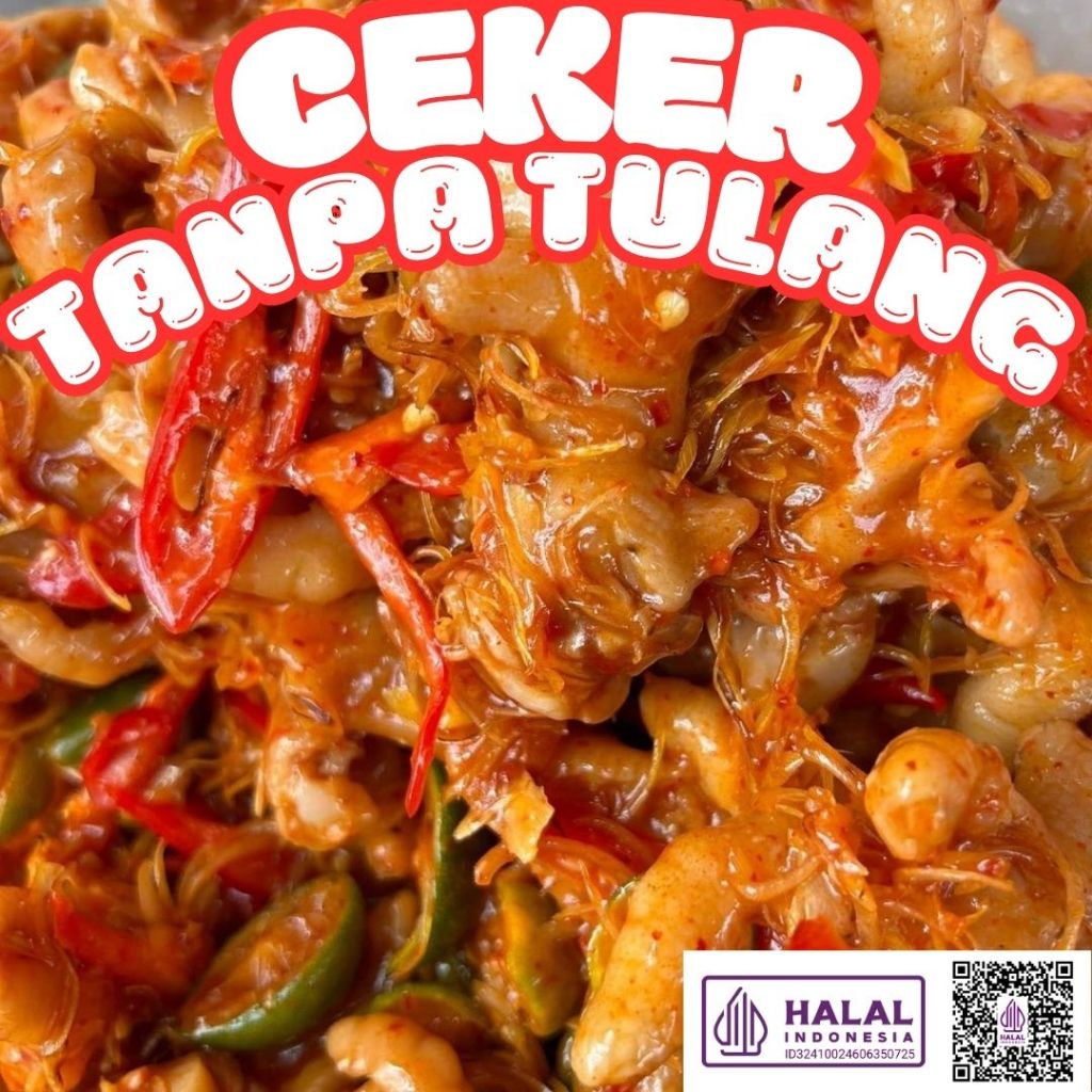 150gr Ceker Mercon Tanpa Tulang/ Ceker Pedas/ Ceker Tanpa Tulang/ Ceker Tanpa Tulang Mercon/ Ceker T
