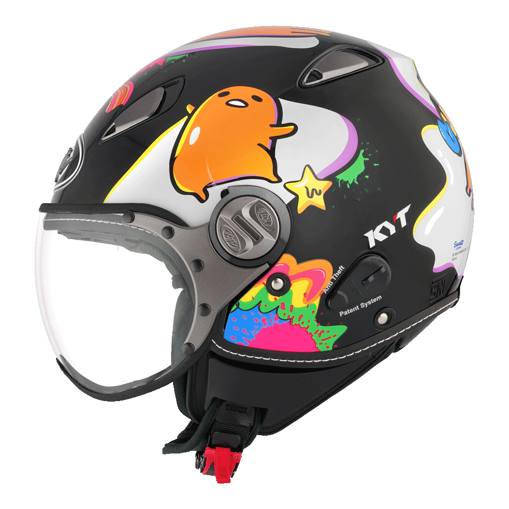 HELM KYT ELSICO SANRIO GUDETAMA #2 - BLACK