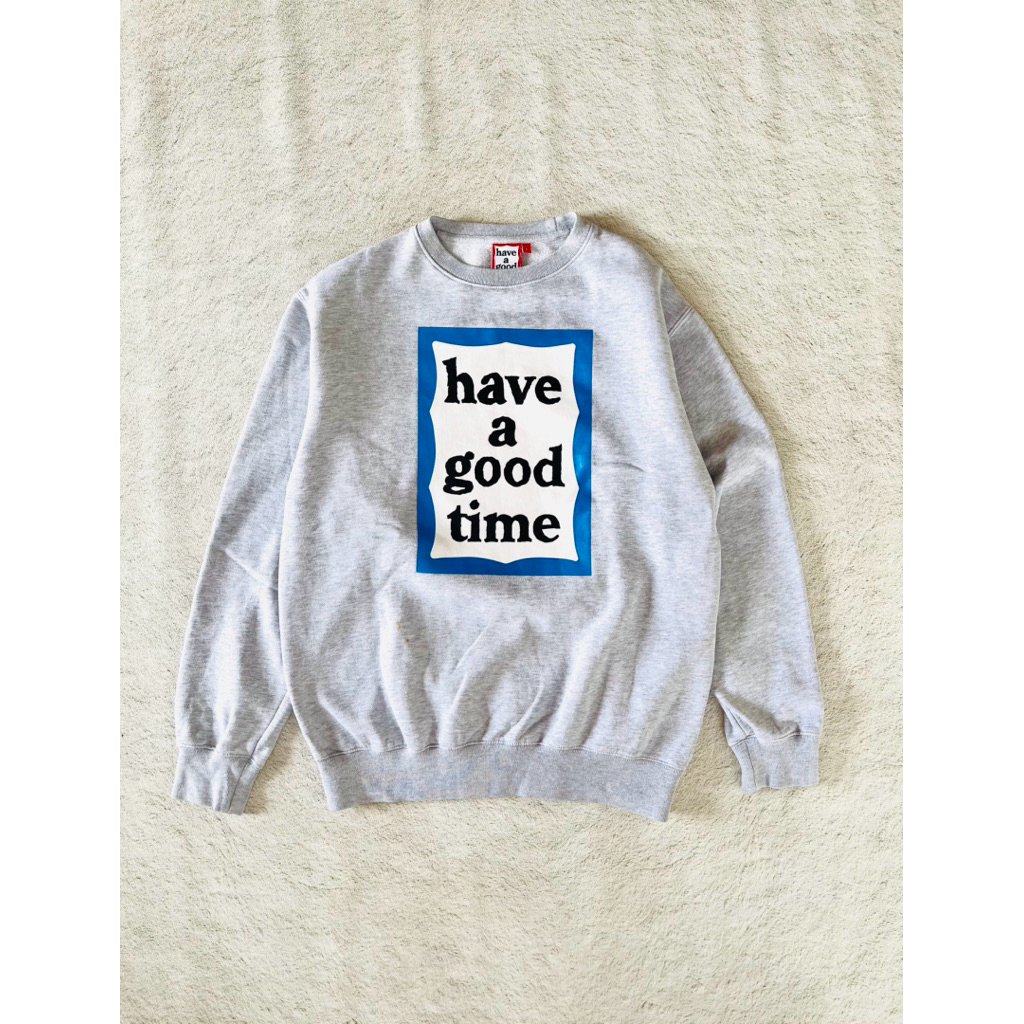 Crewneck Have a good time Blue Frame