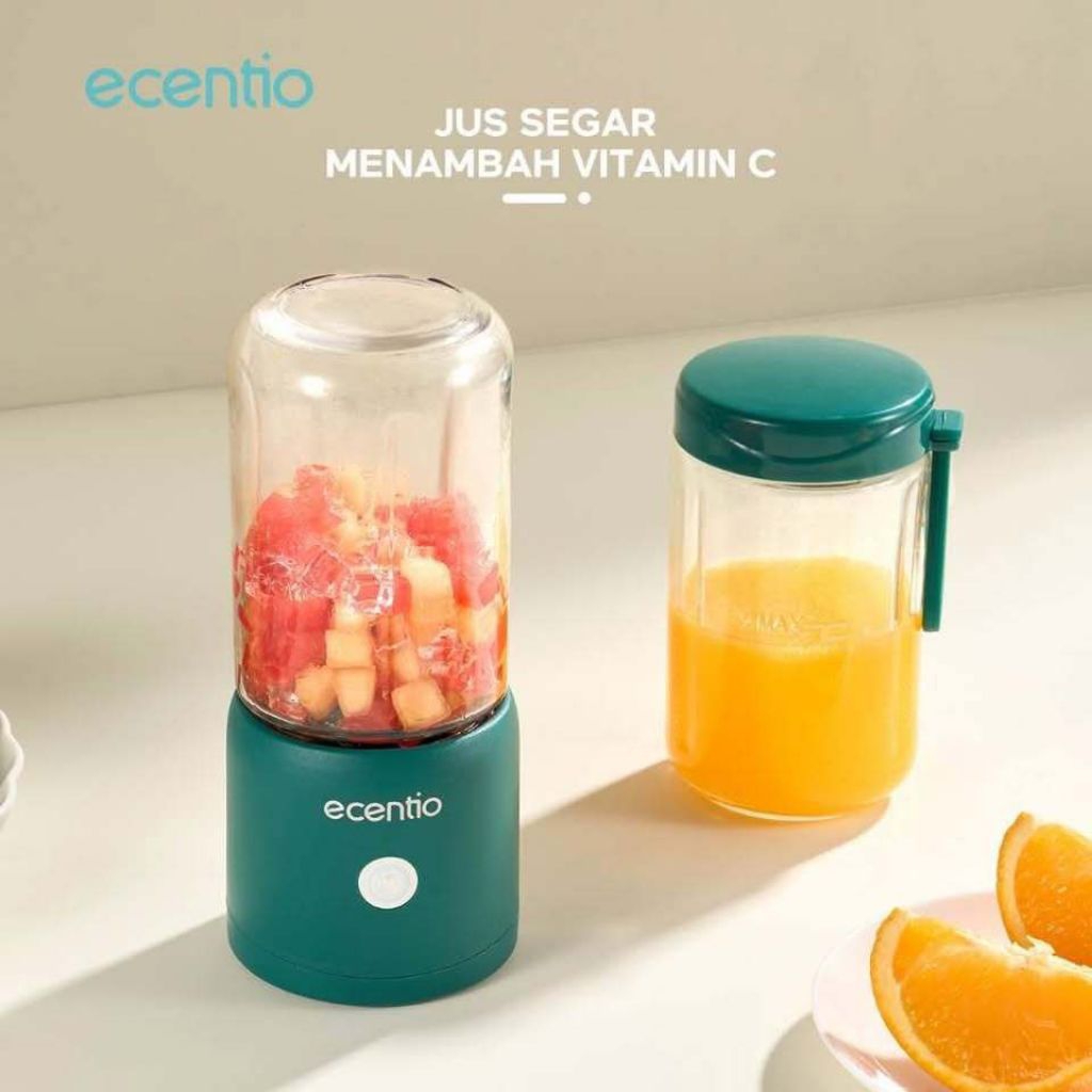 BLENDER PORTABLE JUICER ECENTIO 2IN1 MULTIFUNGSI / BLENDER PORTABLE ECENTIO