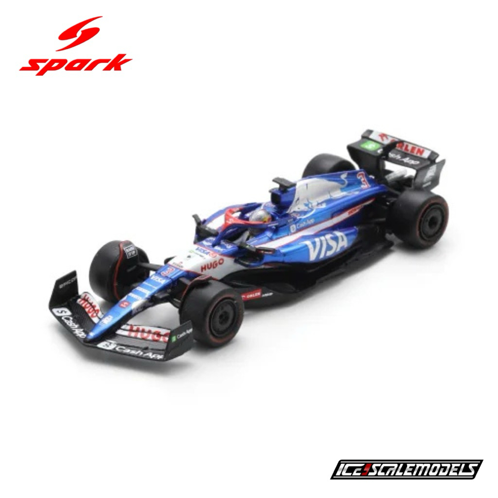Diecast F1 Spark 1:64 Visa Cash App RB VCARB 01 Daniel Ricciardo Japanese GP 2024