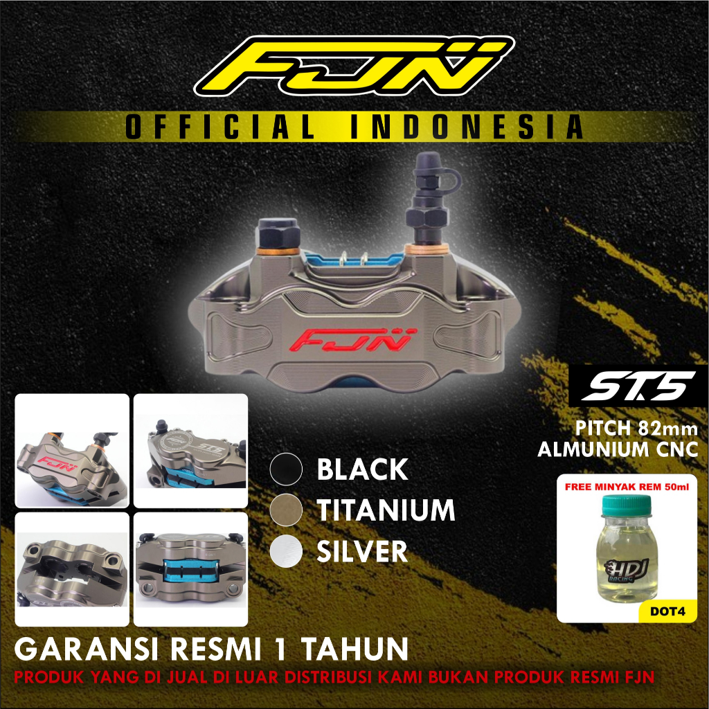 Kaliper FJN ST5 Mini 4P ORIGINAL 82mm official distributor garansi resmi