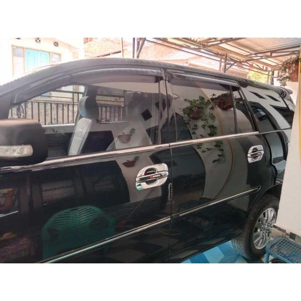 Lis Kaca Samping Mobil Innova Lama Chrome
