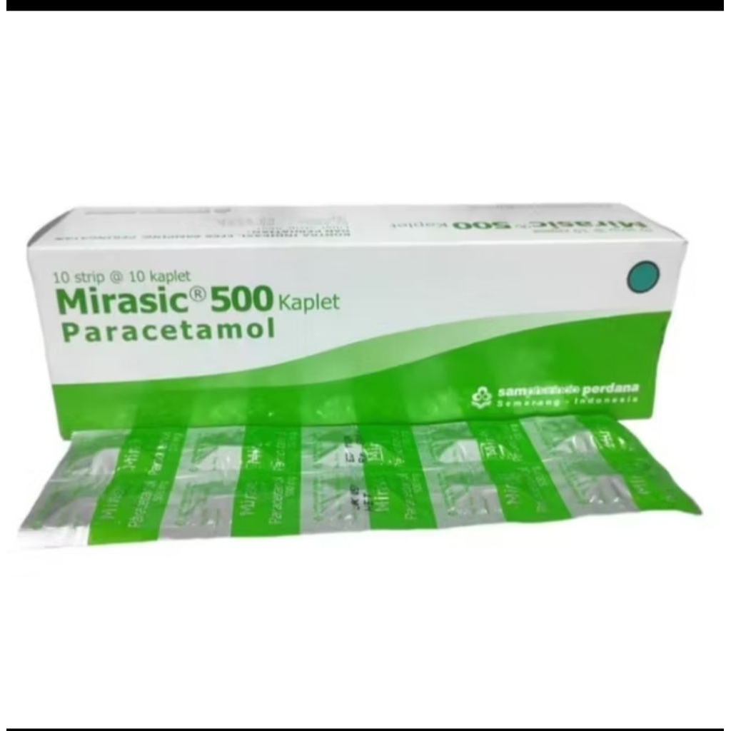 Mirasic Paracetamol 500mg 1strip