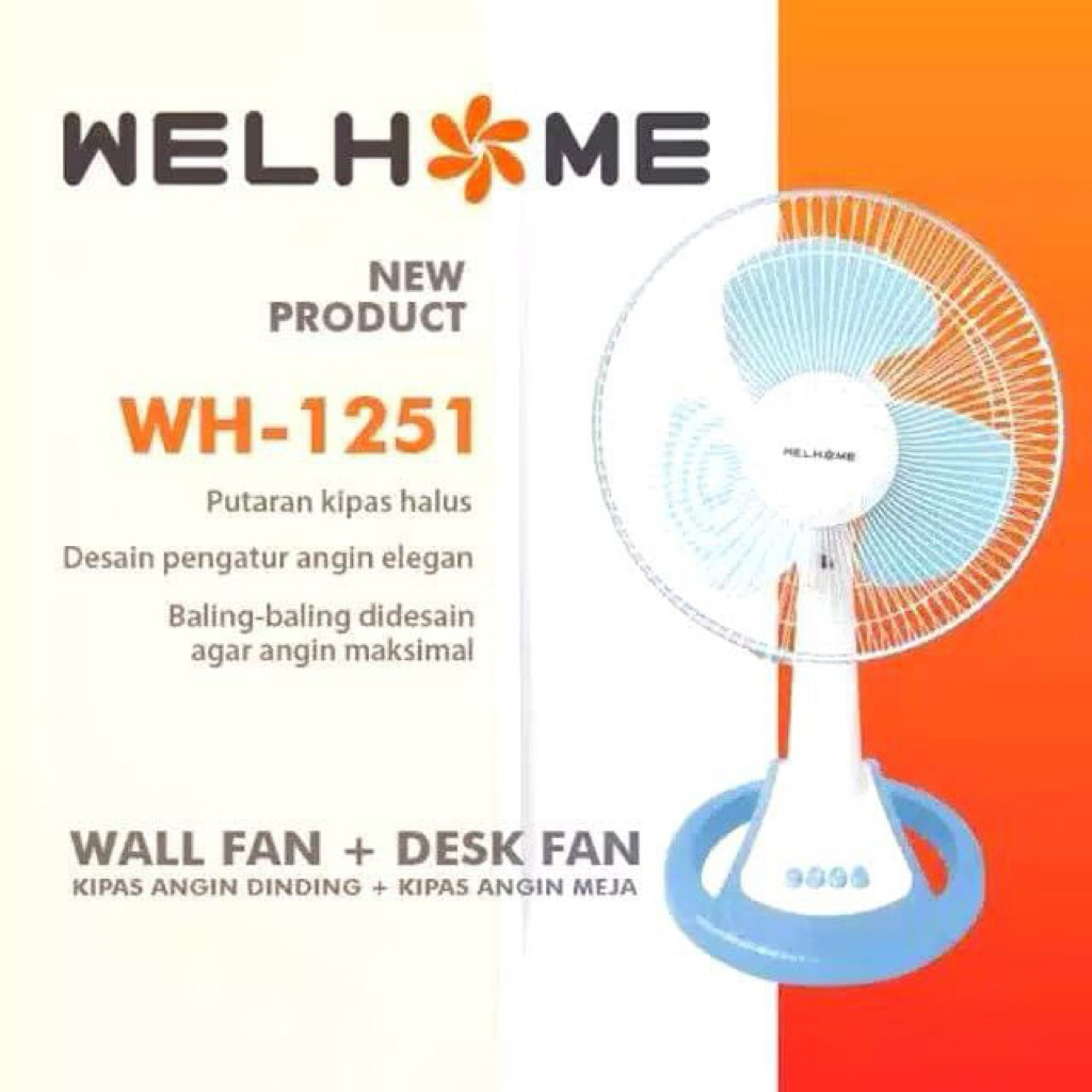 Kipas Angin Meja Sanex 12 Inch 2 in 1 dengan 3 Kecepatan Angin