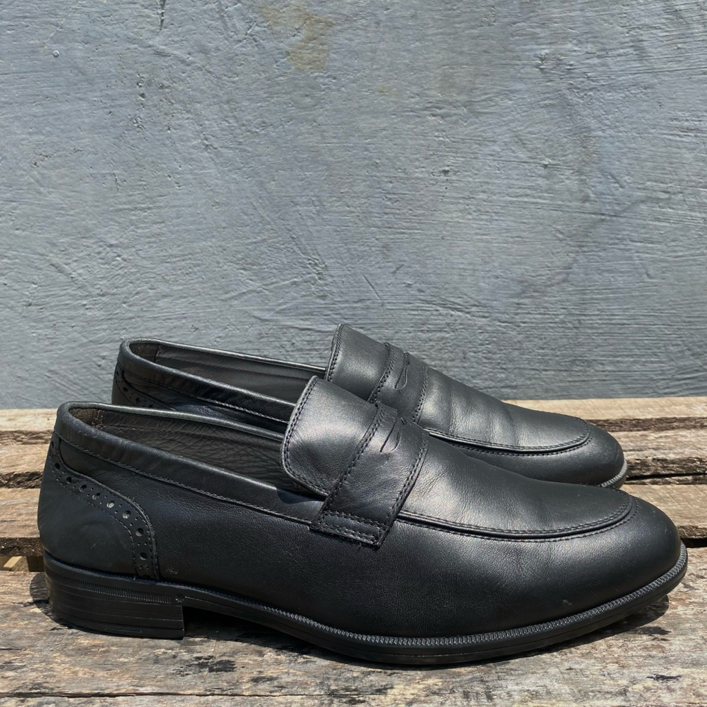 Ermenegildo zegna penny loafer shoes