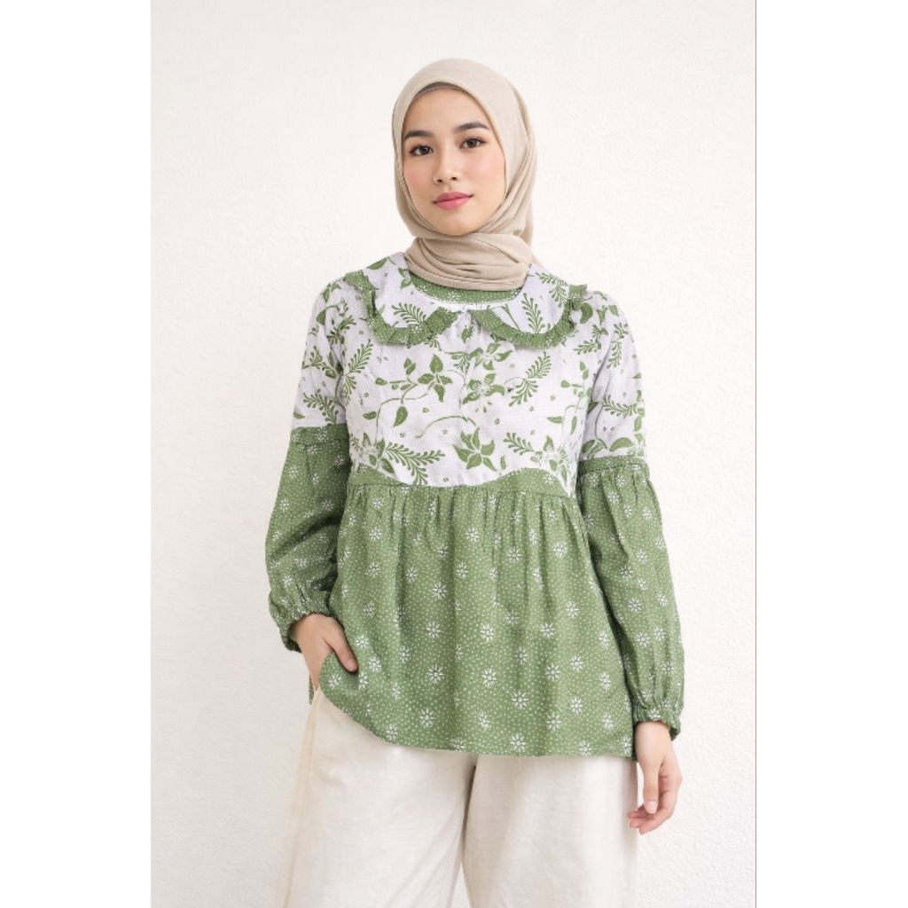 Batik Wanita, Blus Batik, Batik Blus, Blus Kerja, Batik Cewek