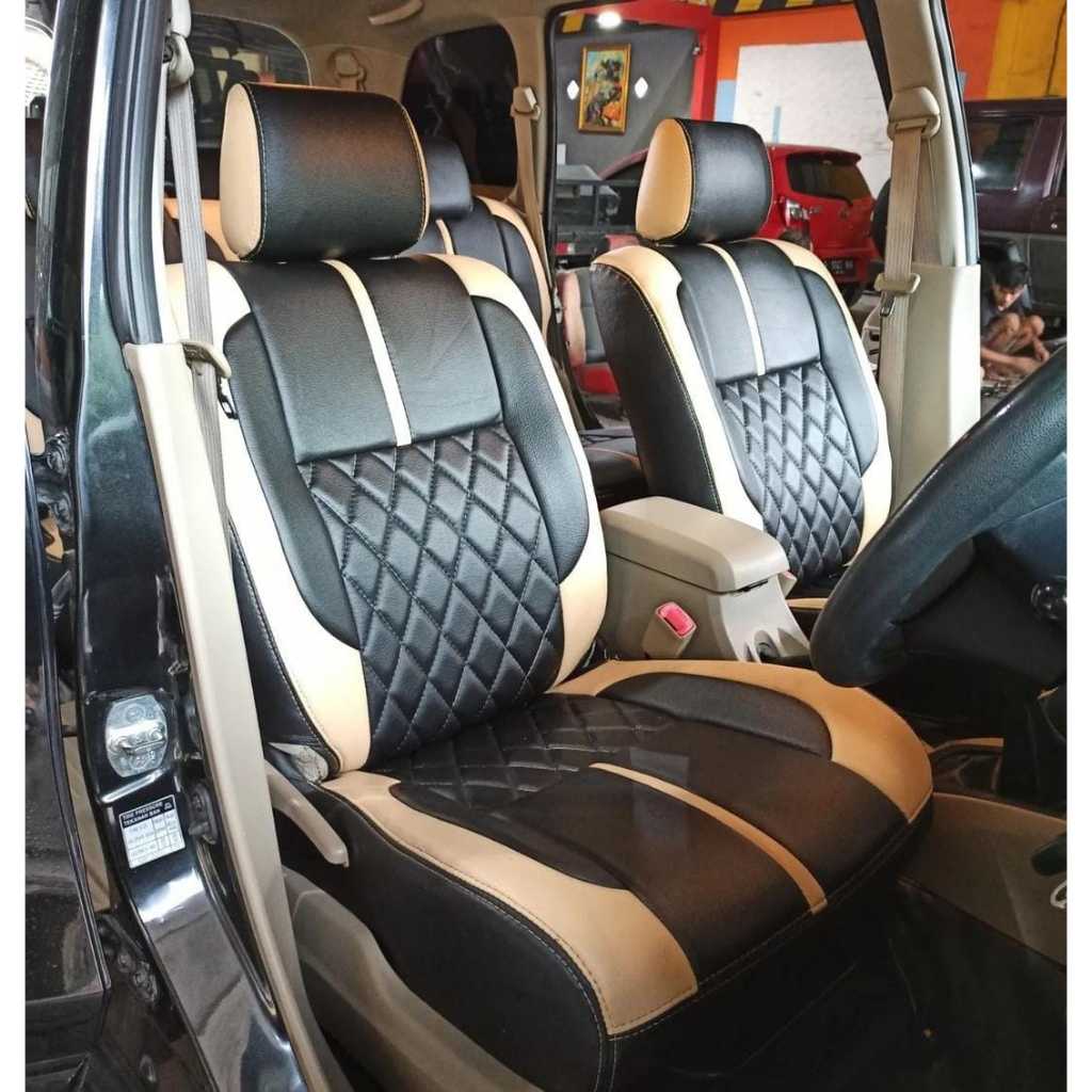 sarung jok mobil rush tahun 2005-2010 full set bahan standar