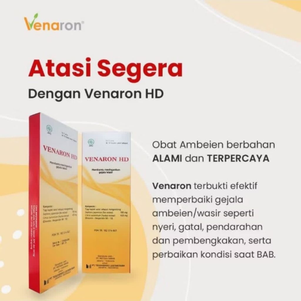 Venaron HD Obat Tradisional Herbal Ambien/ Wasir