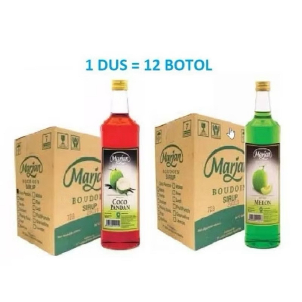 SIRUP MARJAN BOUDION SIRUP COCOPANDAN 1 DUS ISI 12 BOTOL