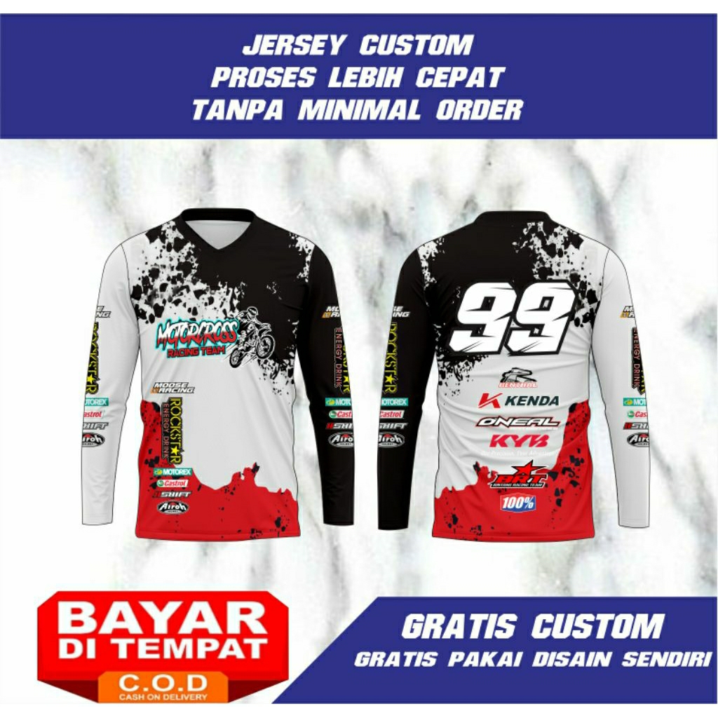 jersey motocross jersey trail custom