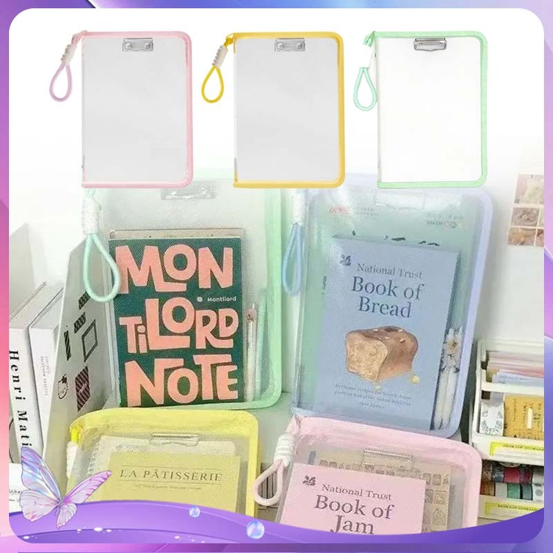 Map Zipper Besar Tas Dokumen Transparan Map Zipper Sleting Jaring Map Plastik Zipper