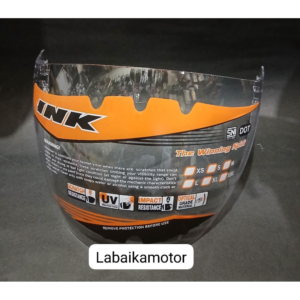 KACA HELM INK CENTRO ORIGINAL | VISOR INK