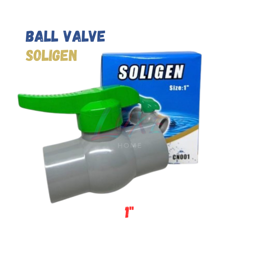 Stop Kran PVC SOLIGEN 1" inch Ball Valve
