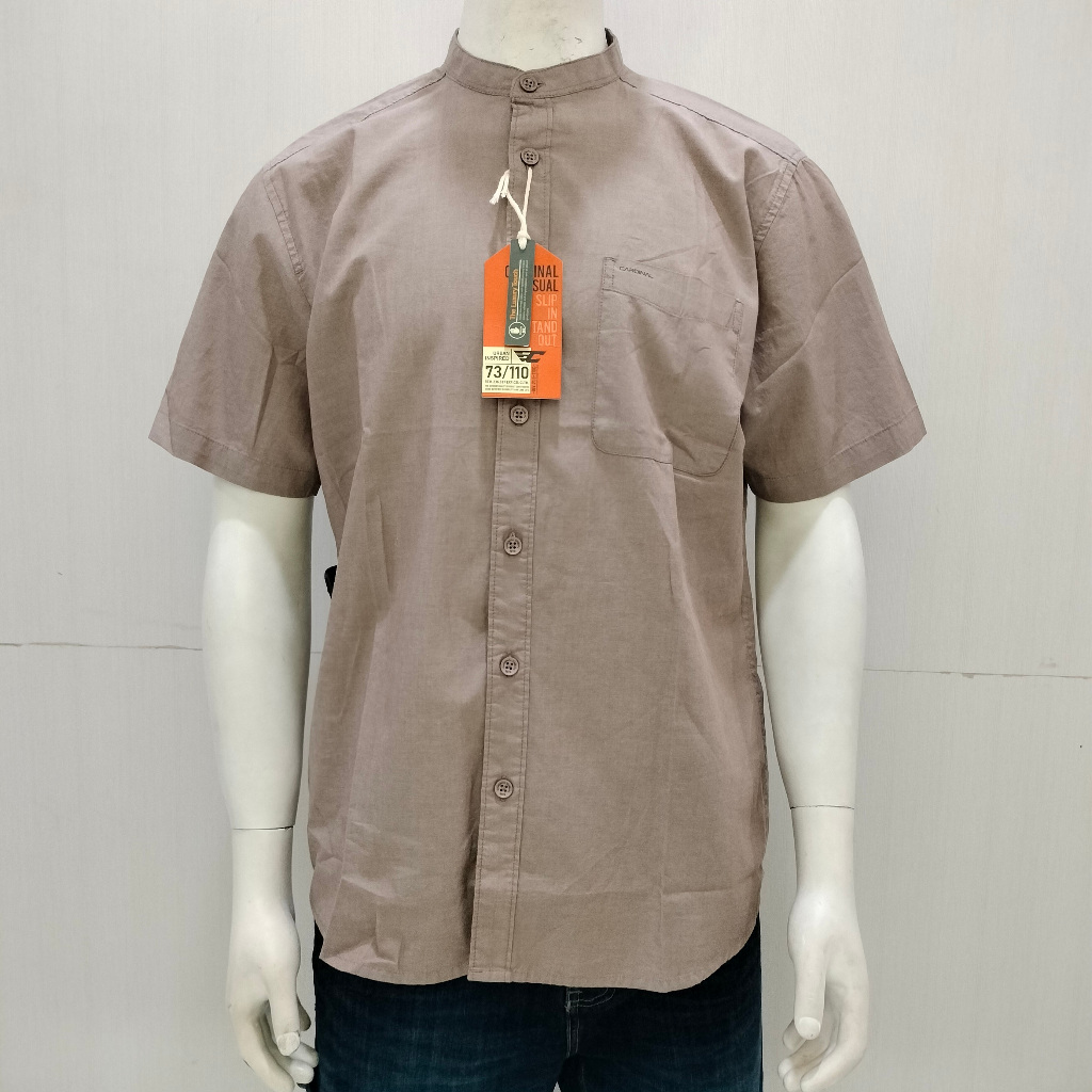 CARDINAL KEMEJA KOKO / MUSLIM COWOK LENGAN PENDEK EAKAR