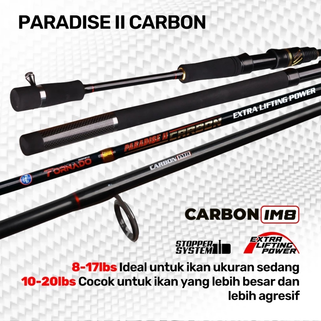 Tornado Joran Paradise II Carbon Solid Eva Japan Style